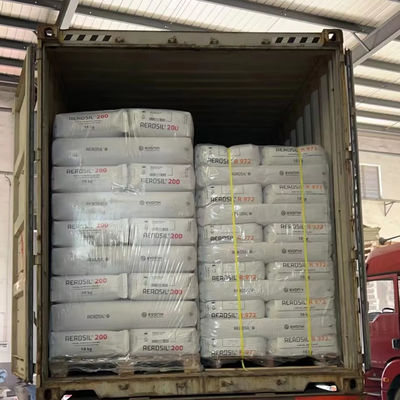 Καλή τιμή Υδροφοβικές καπνισμένες πυριτικές R 972 Powder Coatings μετά την επεξεργασία με DDS σε απευθείας σύνδεση